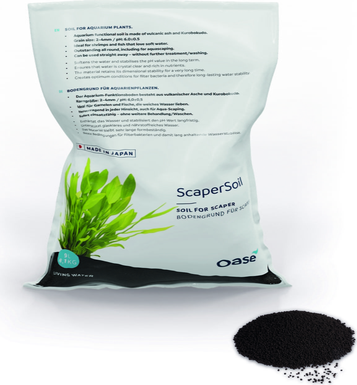 Oase ScaperLine Soil Black 9L